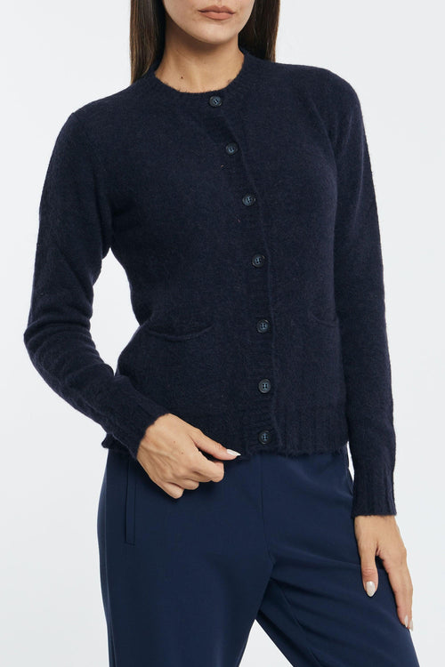 Cardigan con bottoni in misto lana - 2