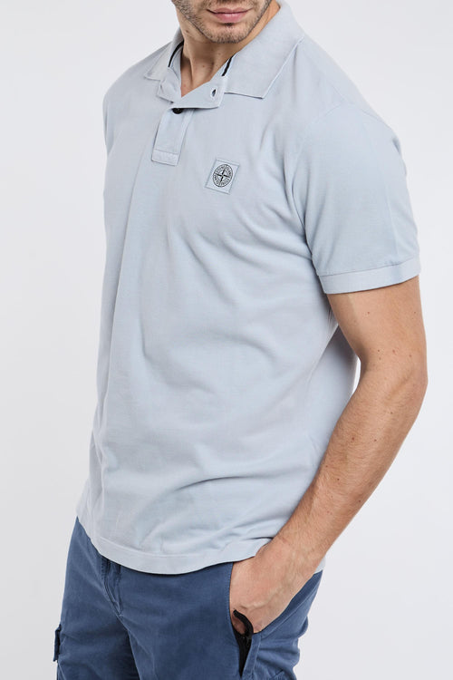 Polo 100% CO Azzurro