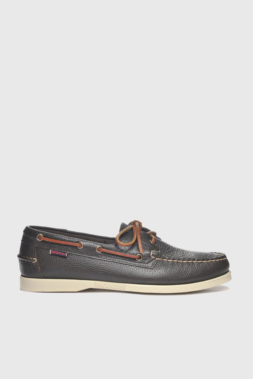 Mocassino Dockside Portland Pelle Marrone Scuro