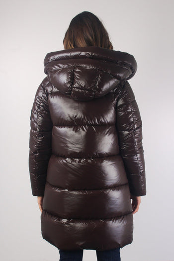 Isabel Piumino Lungo Laccato Brown Black - 4
