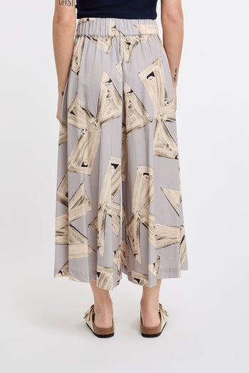 Pantalone culotte in cotone - 7
