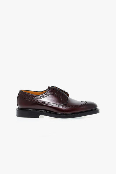 Stringata MUST EVE JIMMY in pelle bordeaux