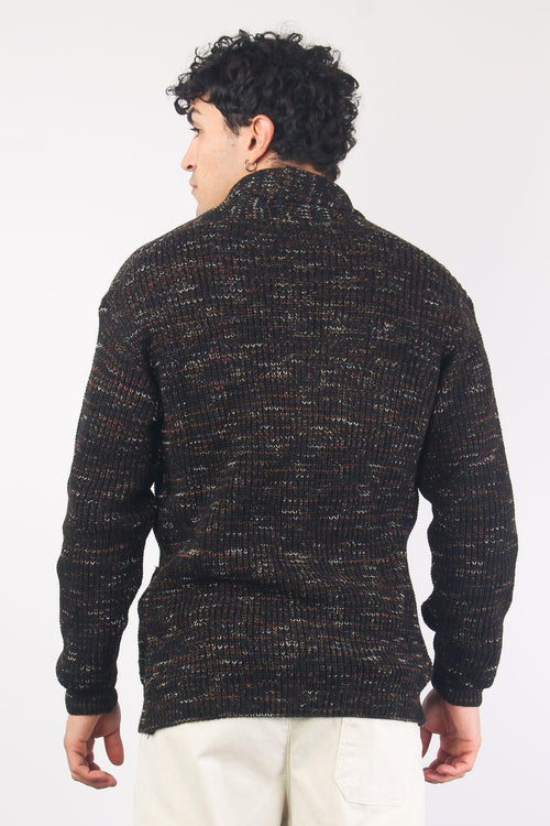 Cardigan Melange Peruviano Fango - 2