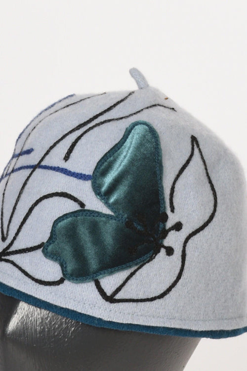 Cappello Decorato Azzurro/multicolor Donna - 2