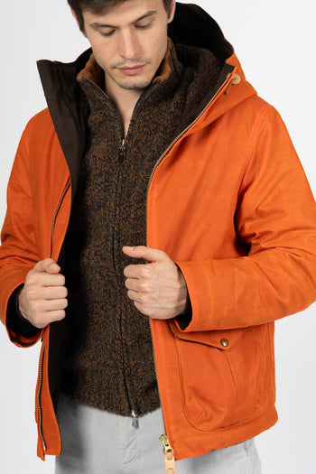Blazer Coat Arancio Uomo - 7