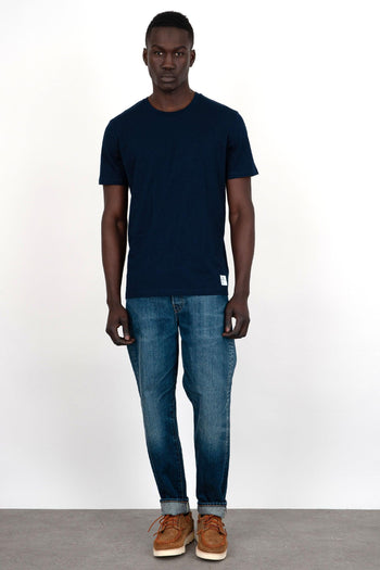 T-Shirt Cesar Cotone Blu Navy - 5