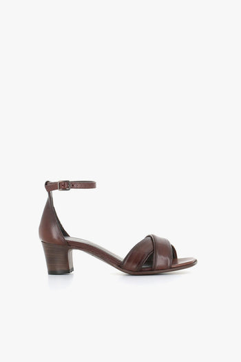 Sandalo 17163e Marrone Donna - 2