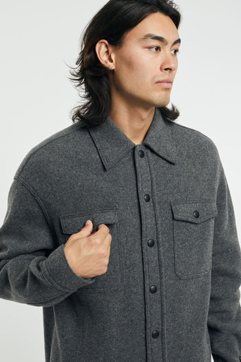 Overshirt in misto lana - 6