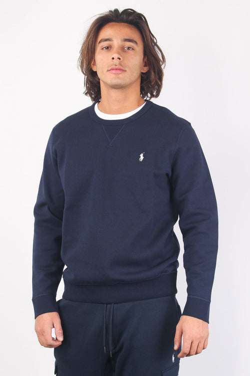 Girocollo Felpa Navy