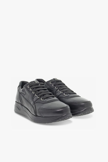 Sneakers CRICKET in nappa nero - 5