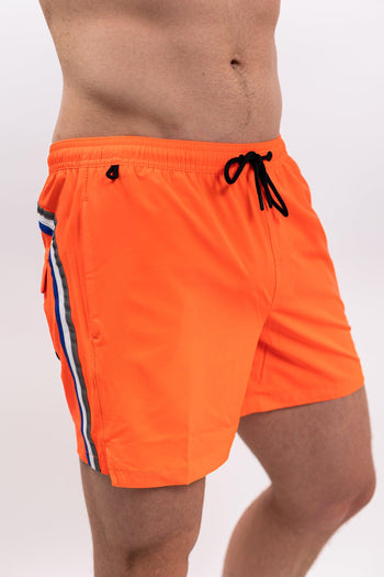 Costume Boardshort Arancione Uomo - 3