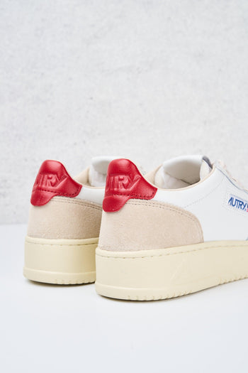 Medalist Low Wom Leatsuede Rosso Donna - 4