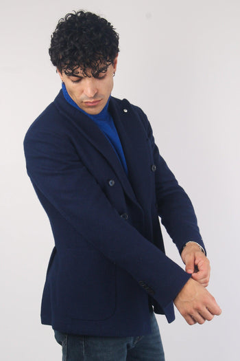 Blazer Doppiopetto Blu - 4