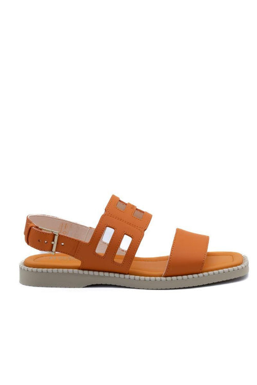 Sandalo Fascia Arancio Donna