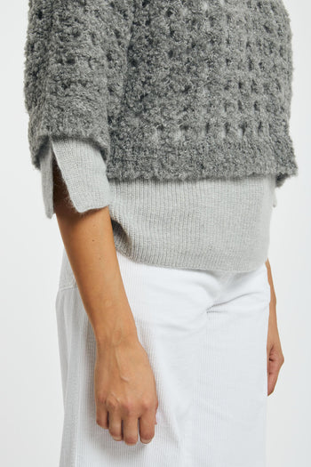 Maglia Grigio Donna - 6