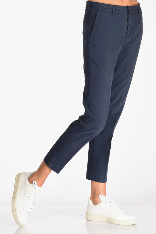 Pantalone Gabard. Blu Donna