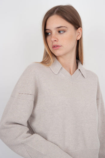 Maglia Angeline Sabbia Donna - 5