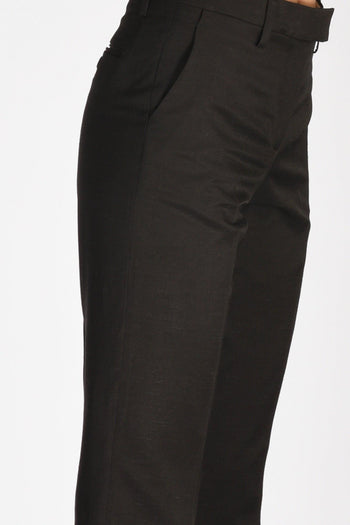 Pantalone Dritto Nero Donna - 5