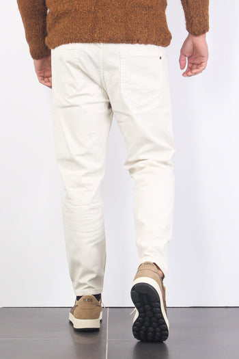 Pantalone 5 Tasche Panna - 3