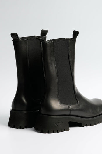 Boot Pelle Nero Donna - 3