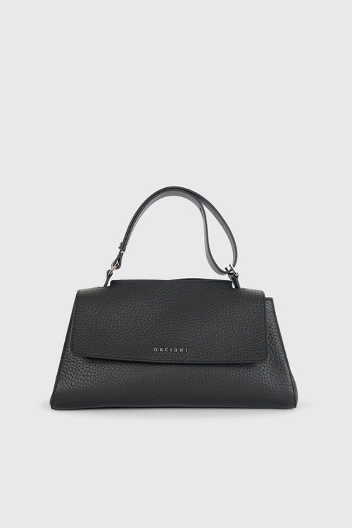 Borsa Sveva Longuette Soft in Pelle Nero