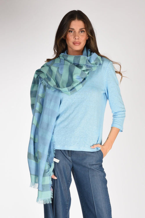 Sciarpa Paul Azzurro Donna