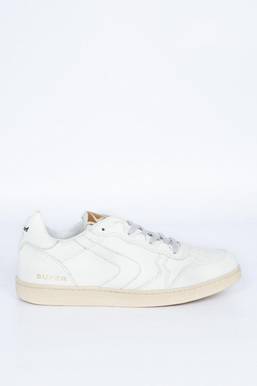 Sneaker Super Pelle Bianco Uomo - 1