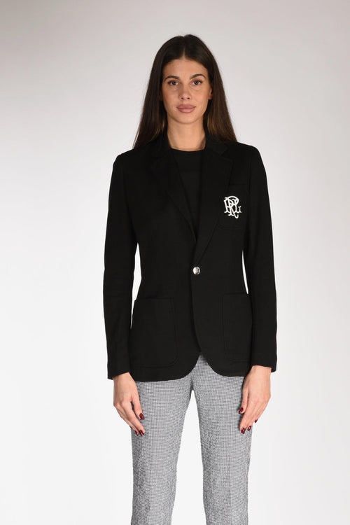 Blazer Jaquard Nero Donna - 2