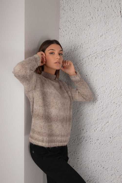 Pull Turtleneck Degrade Oro Donna