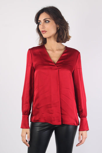 Dinamo Blusa Scollo V Rosso - 2