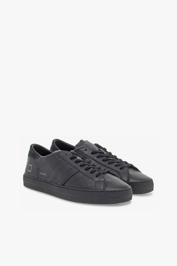 Sneakers HILL LOW VINTAGE CALF TOTAL-BLACK in pelle nero e nero - 5