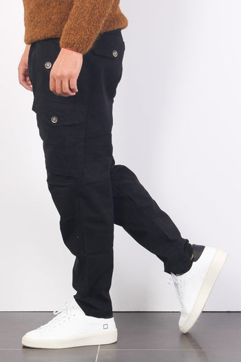 Pantalone Cotone Tasconato Black - 4