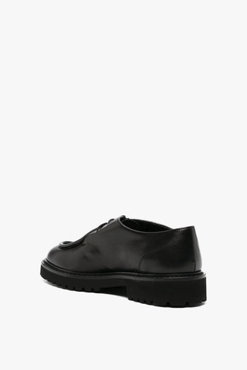 Scarpe Nero Uomo Allacciate - 4