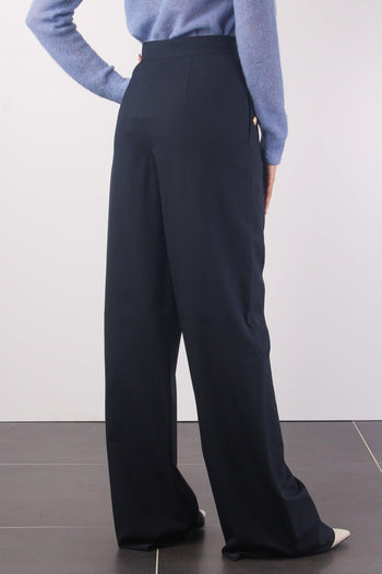 Cammeo Pantalone Palazzo Bot Blu - 5