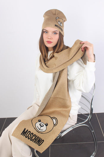 Sciarpa Orso Lurex Oro - 2