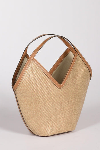Borsa Anfora Beige/beige Scuro Donna - 5
