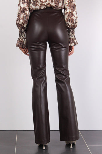 Pantalone Zampa Ecopelle Pine Brown - 3