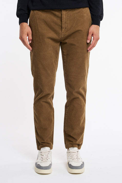 Prince Denim Pantalone Chinos Marrone Uomo