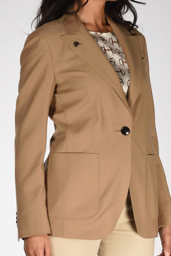 Blazer Monopetto Beige Donna - 3