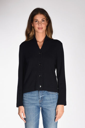 Maglia Cardigan Blu Donna - 2