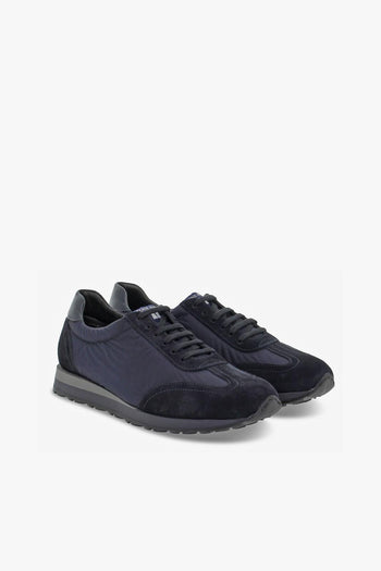 Sneakers STILE HOGAN in camoscio e nylon blu - 5