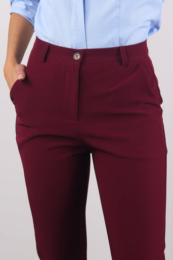 Pantalone New York Tecnico Bordeaux - 8