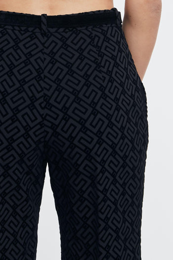 Pantalone con Cintura Nero Donna - 5