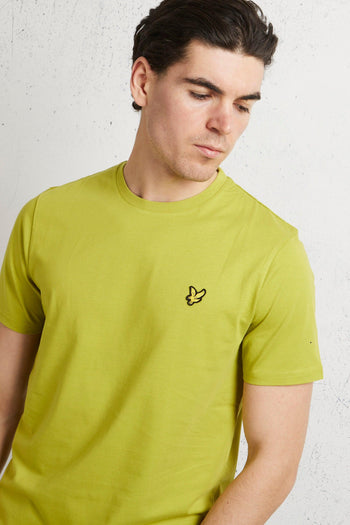 Plain T-shirt Verde Uomo - 3