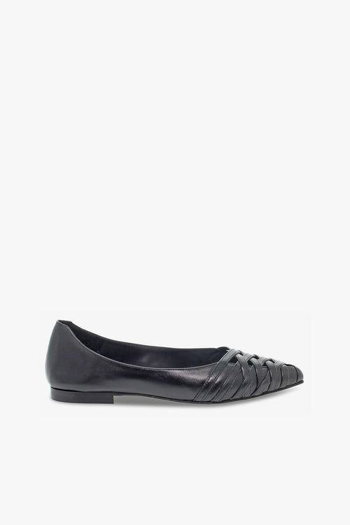 Décolleté GUCCI FLAT in pelle nero