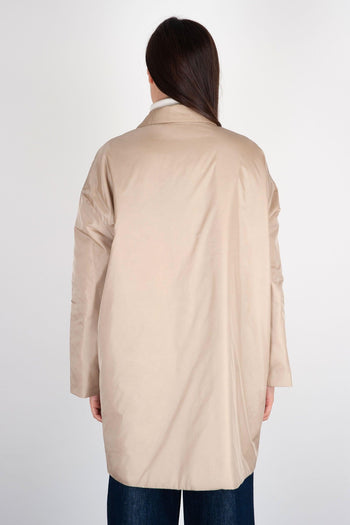 Cappotto Teena in Nylon Beige - 4