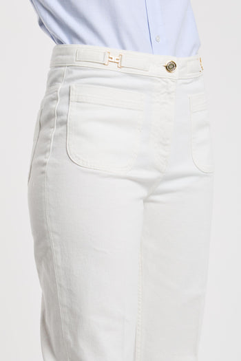 Jeans 97% CO 3% EA Bianco - 5