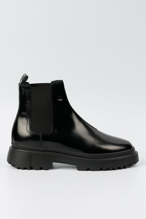 Chelsea Boot Spazzolato Nero Uomo