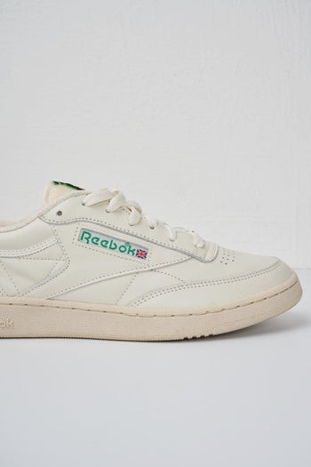 Sneakers Club C 85 Vintage Pelle Bianco - 6