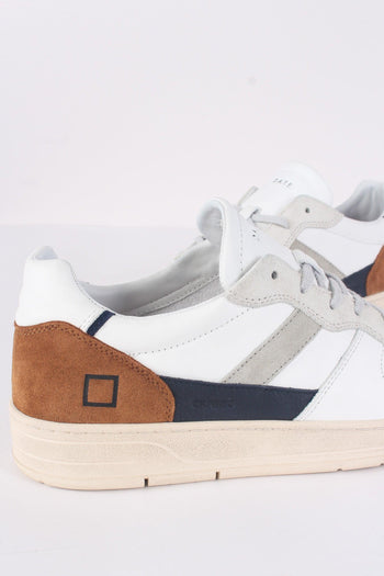Sneaker Court Vintage White/camel - 6